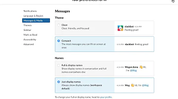 How do I change the font size in Slack?