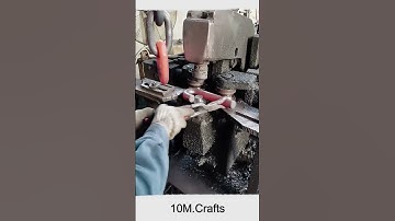 Steel chain ring bending process  #smartwork #goodtools