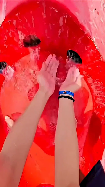 Stuck in the Middle of a Water Slide #shortsvideo