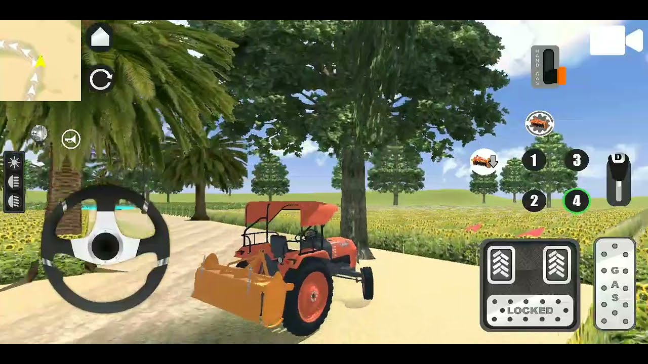 New tractor game 2025 Tractor game 3D simulator YouTube