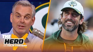 Aaron Rodgers \& Green Bay Packers agree to a 4-year, $200M deal — Colin | NFL | THE HERD