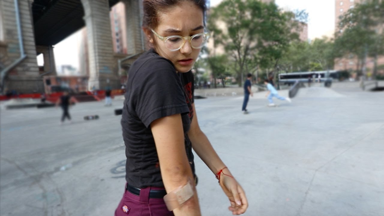 HER WORST SKATEBOARDING SLAM!