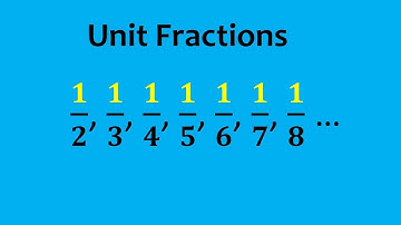 Unit Fractions