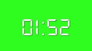 Countdown 2 Minutes Green Screen