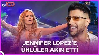 Jennifer Lopez Konserinde Çok Konuşulacak Ünlü İsimler Geceye Damga Vurdu