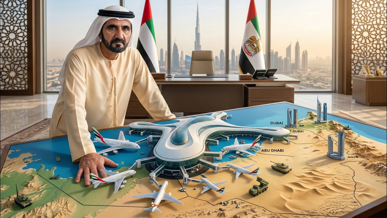 How Dubai is Building World's Largest Airport 🇦🇪: Inside Al Maktoum's $35 Billion Megahub