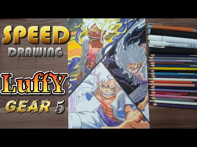 Speed Drawing Luffy de One Piece in 2023