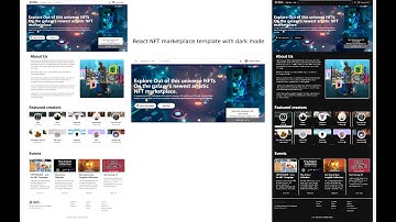 React NFT Marketplace Template Front-end