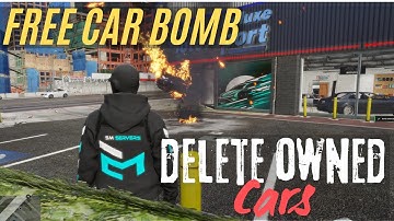 FiveM Free Car Bomb Script / Delete Player Owned Cars | 5M Servers