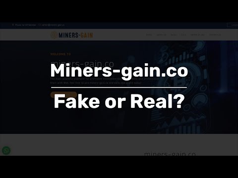 Miners-gain.co | Fake or Real? » Fake Website Buster