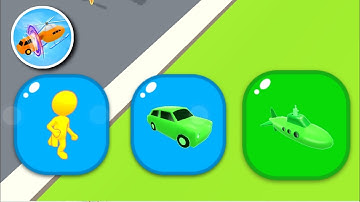 📹 Shape-Shifting🚁🚁🚁 - Walkthrough ALL 99 😱LEVELS (Android/iOS) level  || best falls ||