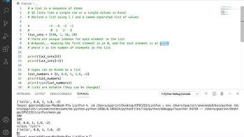 Introduction to Programming with Python: Lists