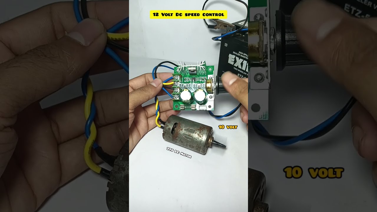775 DC Motor With Controller Wearing Electric Dcmotor Tech