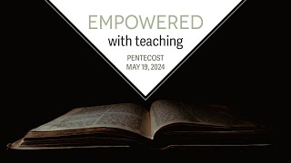 May 19, 2024 from Raleigh, NC  Empowered with teaching