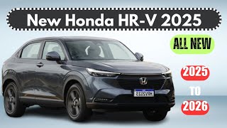 New Honda HRV 2025 Hybrid Unveiled  Introducing the Next Generation of Compact SUVs