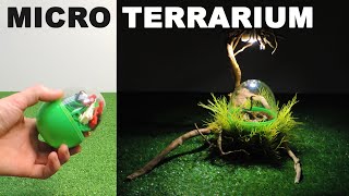 Lego micro terrarium egg DIY. New cute pet.