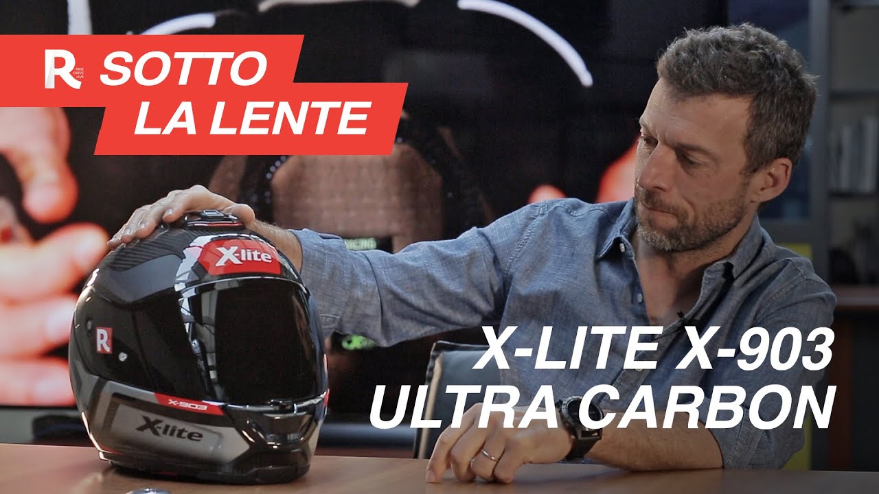 X-lite X-903 Ultra Carbon, prova del casco integrale top di gamma tutto  Made in Italy - YouTube