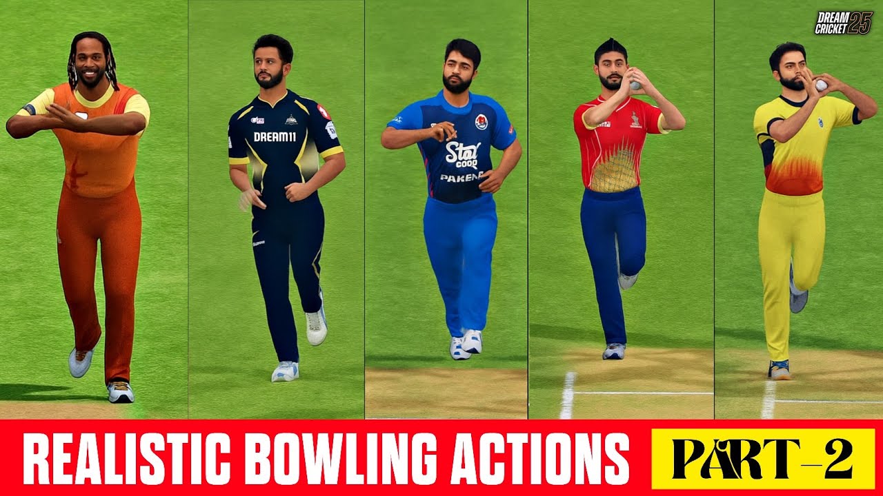 𝙍𝙀𝘼𝙇𝙄𝙎𝙏𝙄𝘾 𝘽𝙊𝙒𝙇𝙄𝙉𝙂 𝘼𝘾𝙏𝙄𝙊𝙉𝙎 | IPL | LLC | Dream Cricket 25™