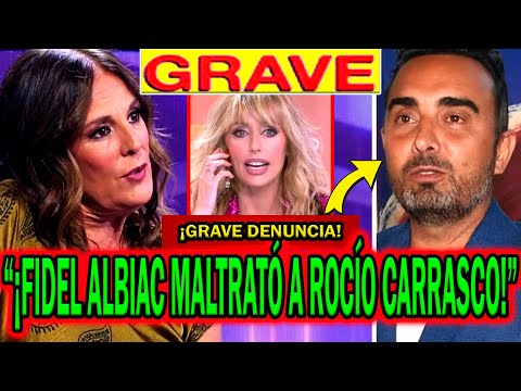 ¡BOMBA! GRAVE DENUNCIA A FIDEL ALBIAC POR ROCÍO CARRASCO Y ROCÍO FLORES PARALIZA FIESTA EMMA GARCÍA - YouTube