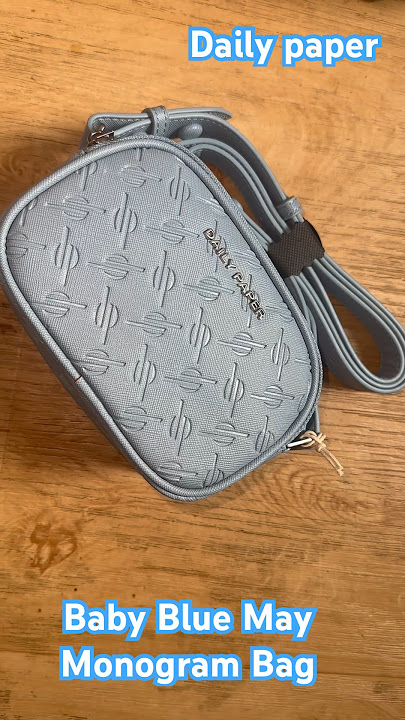 Daily paper : Baby Blue May Monogram Bag