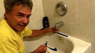 Rust around bathtub overflow drain