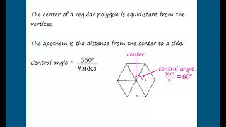9.2 Formulas for Circles and Regular Polygons