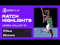 S. Stosur vs. M. Bouzkova | 2021 Yarra Valley Classic First Round | WTA Highlights