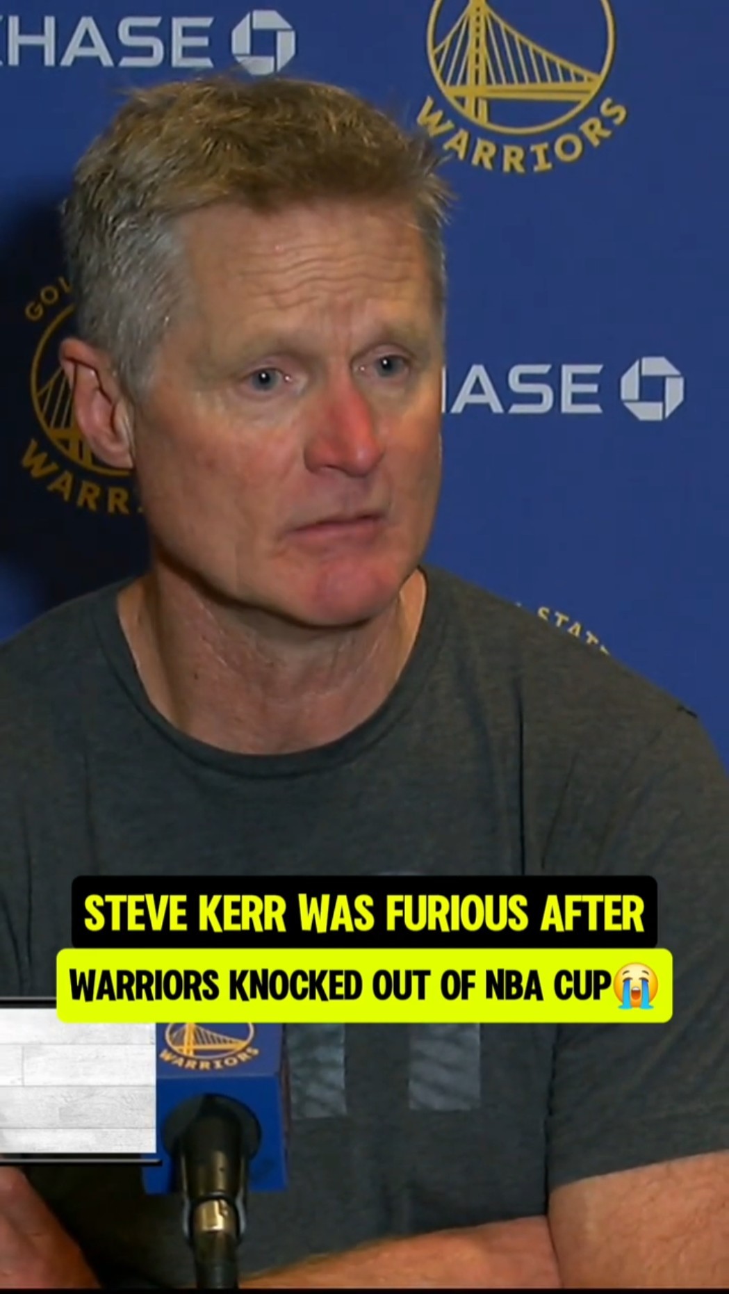 Coach Kerr didn't hold back?