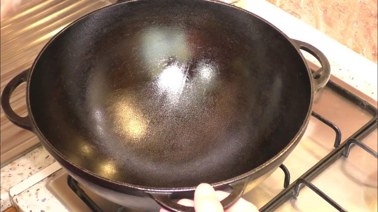 Как прокалить чугунный казан маслом. Как прокалить чугунный казан маслом