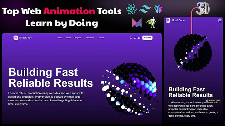 🔥Build a 3D Portfolio Website with React, Tailwind CSS, Framer Motion & GSAP, Full Beginner Tutorial