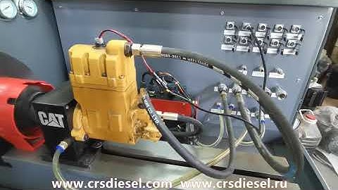 test  C7 C9 pump on test bench CR825