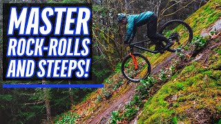 Pro Mountain Bikers Share Tips to Master Rock Rolls and Steeps!
