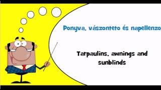 Let's learn Hungarian #Theme = Soft furnishings screenshot 5