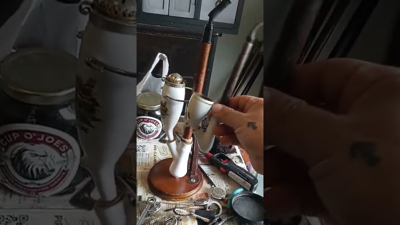 surrealist Acosta German porcelain pipe