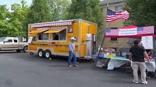 Preparation of Latino Festival this Morning at 1827N Limestone St Springfield OH.