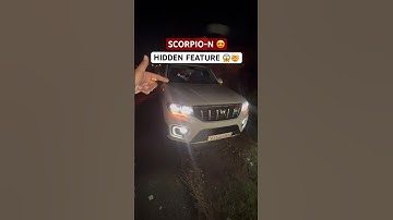 Scorpio-N Hidden Feature 😱🔥 #shorts #mahindrascorpio #scorpion #xuv700 #thar