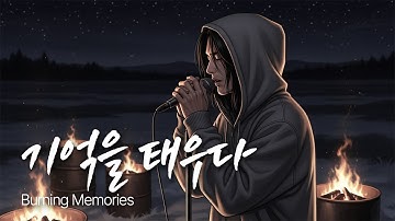 「기억을 태우다」 사라지지 않는 사랑의 불씨 / 유일무이 락발라드 Created with AI