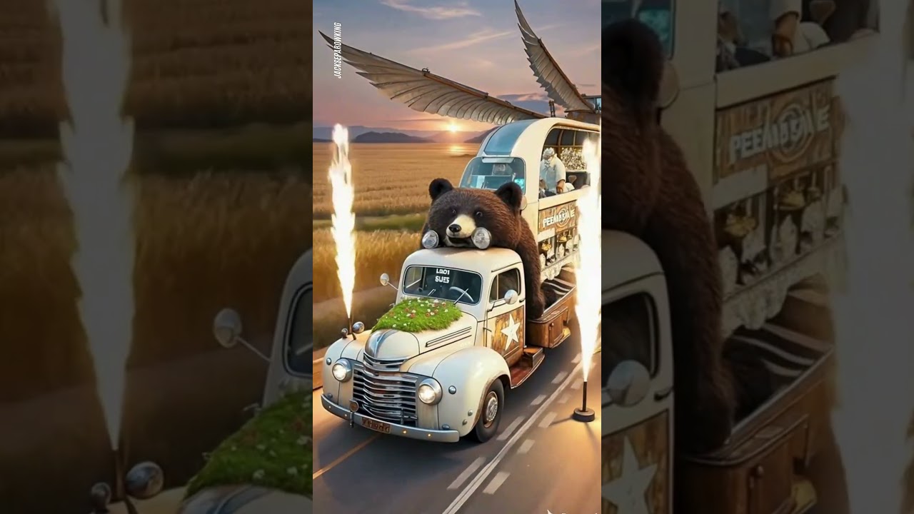 🚚✨ Flying Bear Truck Adventure! | Where Dreams Take the Wheel 🐻