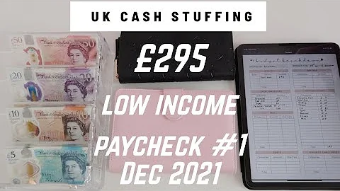 MY FIRST DECEMBER CASH STUFFING | LOW INCOME | UNIVERSITY STUDENT