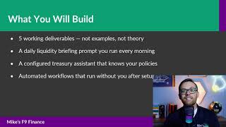 Claude for Treasury - From chat interface to automated treasury - Module 0
