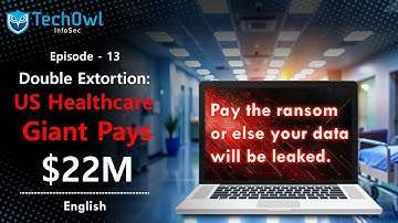 Double Extortion Ransomware Attacks | $22M Paid as Ransom | Eng | EP-13 | TechOwl Infosec
