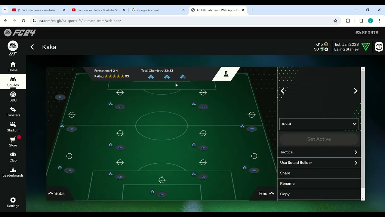 FC Ultimate Team Web App   EA SPORTS Official Site  0+......................