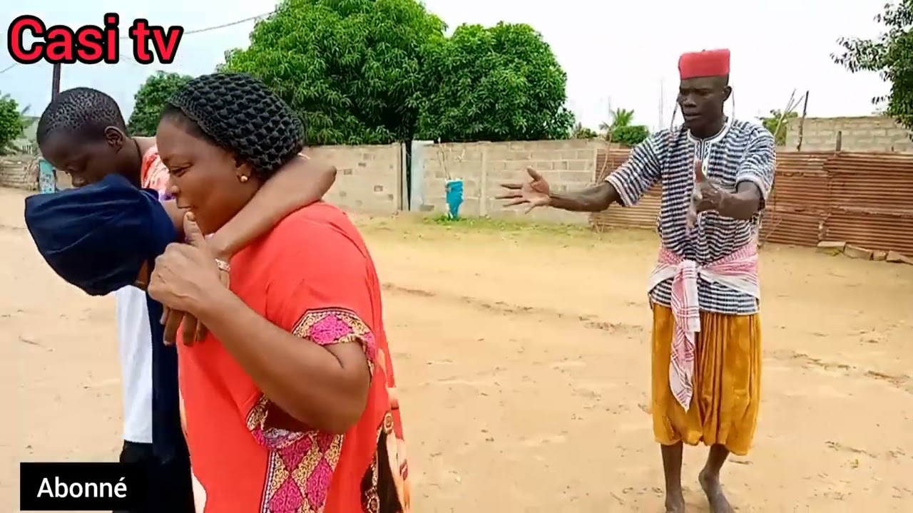 Au champ, AMY SENE TROP malade à cause des champs, c'est un Piège