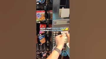 Vending business location. 📍#vendingmachine #sidehustle #business #money