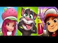 Strawberry Shortcacke Berry Rush VS My Talking Tom 