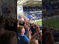 Pompey fans celebrating after 2-1 away at Peterborough