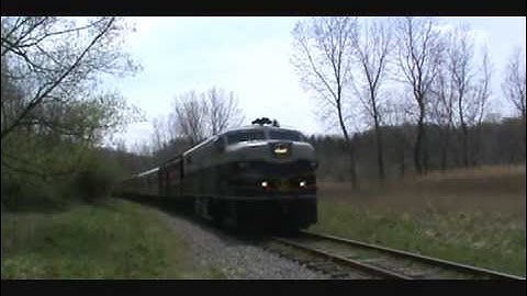 Cuyahoga Valley Scenic Railroad 5/15/2012: Chasing B&O 800