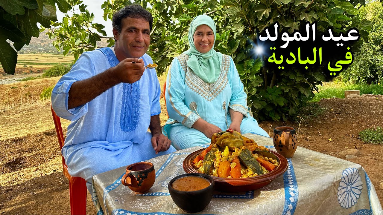 الاحتفال بعيد المولد النبوي في قرية جبلية