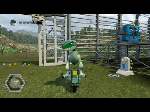 Lego Raptor Riding LEGO® Jurassic World™ : How to make a dinosaur ( Raptor ) ride a bike ...