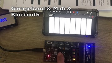 Bluetooth MIDI demo (BLE-nRF5)